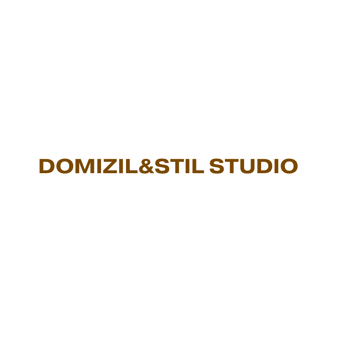 Creme Schwarz Modern Bold Einfach Business Interior Design Studio Logo (Instagram Post)